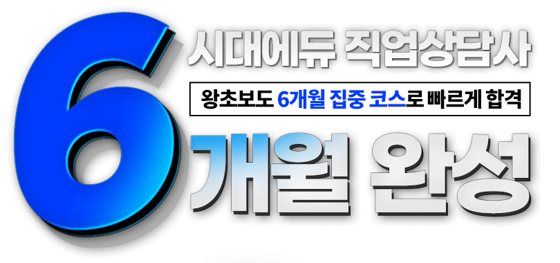 시대에듀 직업상담사 6개월 완성